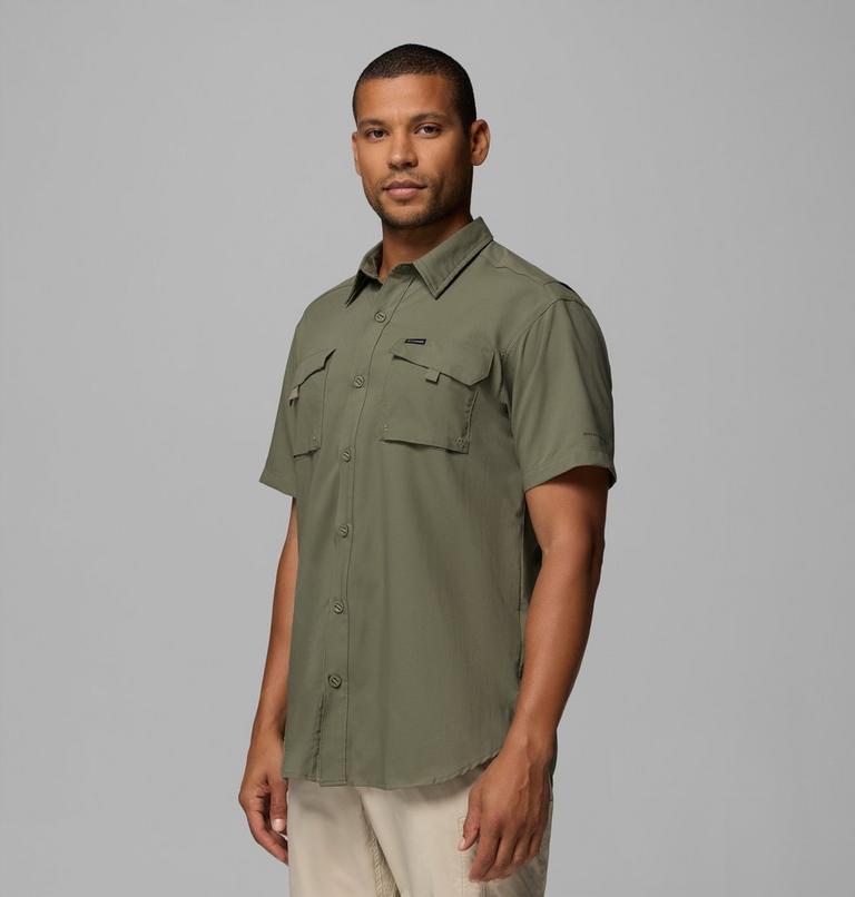 Camisa de manga corta reciclada Silver Ridge Utility II para hombre, Color: Stone Green, image 4
