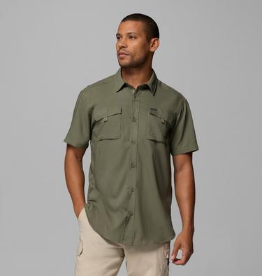 Camisa de manga corta reciclada Silver Ridge Utility II para hombre, Color: Stone Green, image 17