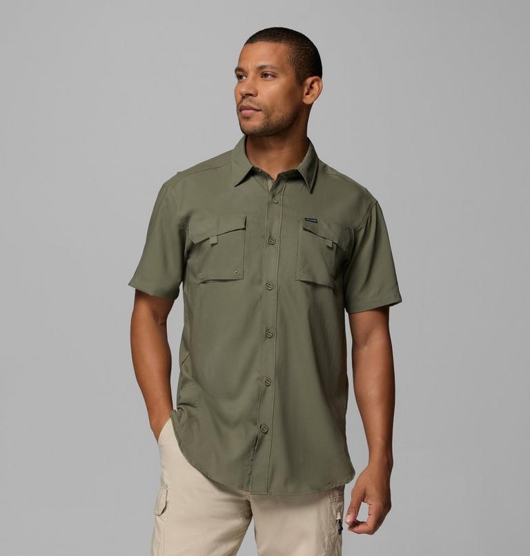 Camisa de manga corta reciclada Silver Ridge Utility II para hombre, Color: Stone Green, image 1