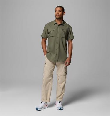 Camisa de manga corta reciclada Silver Ridge Utility II para hombre, Color: Stone Green, image 18