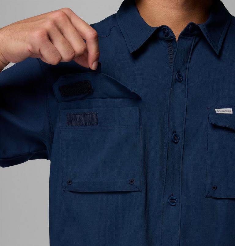 Camisa de manga corta reciclada Silver Ridge Utility II para hombre, Color: Collegiate Navy, image 6