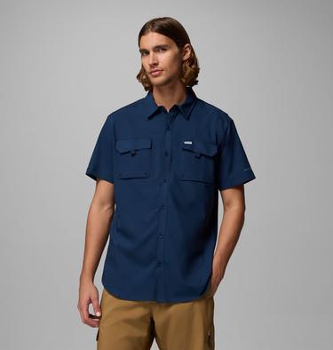 Camisa de manga corta reciclada Silver Ridge Utility II para hombre, Color: Collegiate Navy, image 1