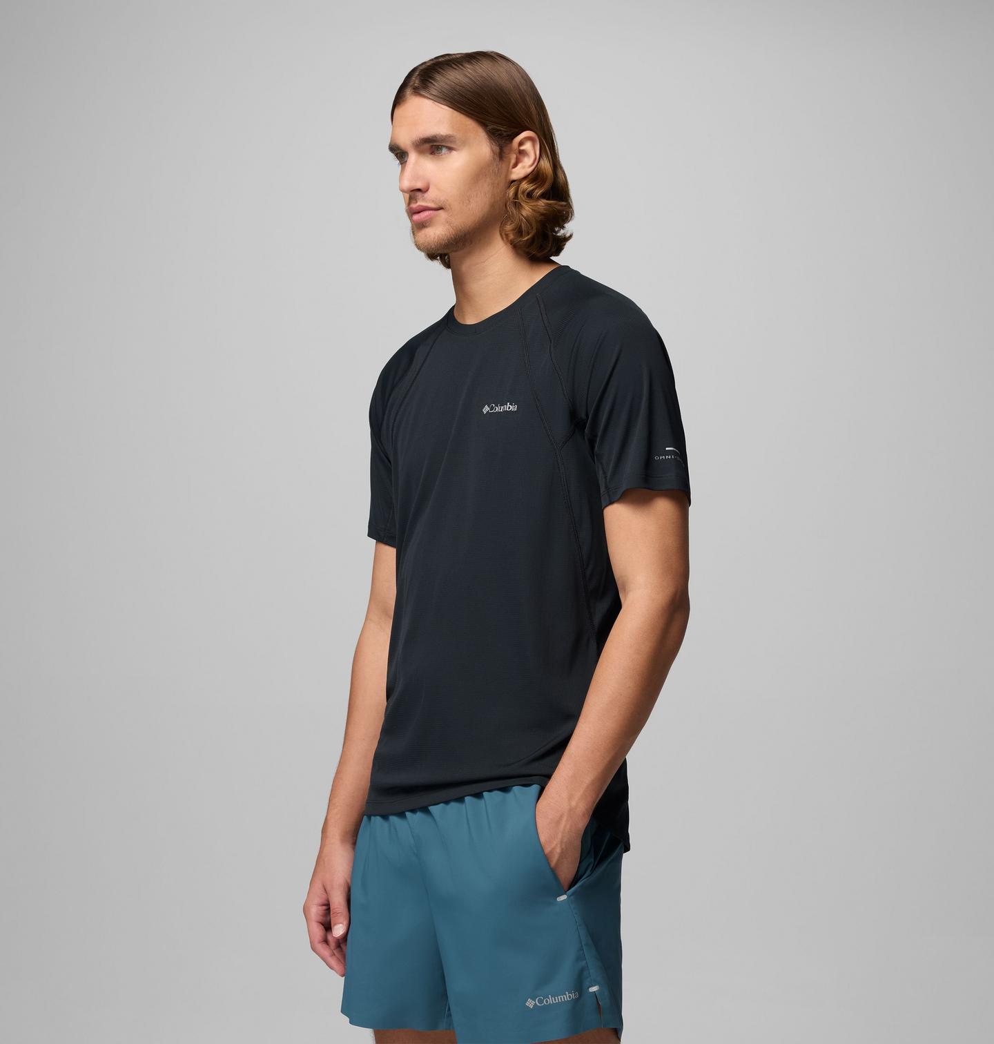Мужская рубашка Columbia Stealth Spring Short Sleeve, цвет: Чёрный — фото 3