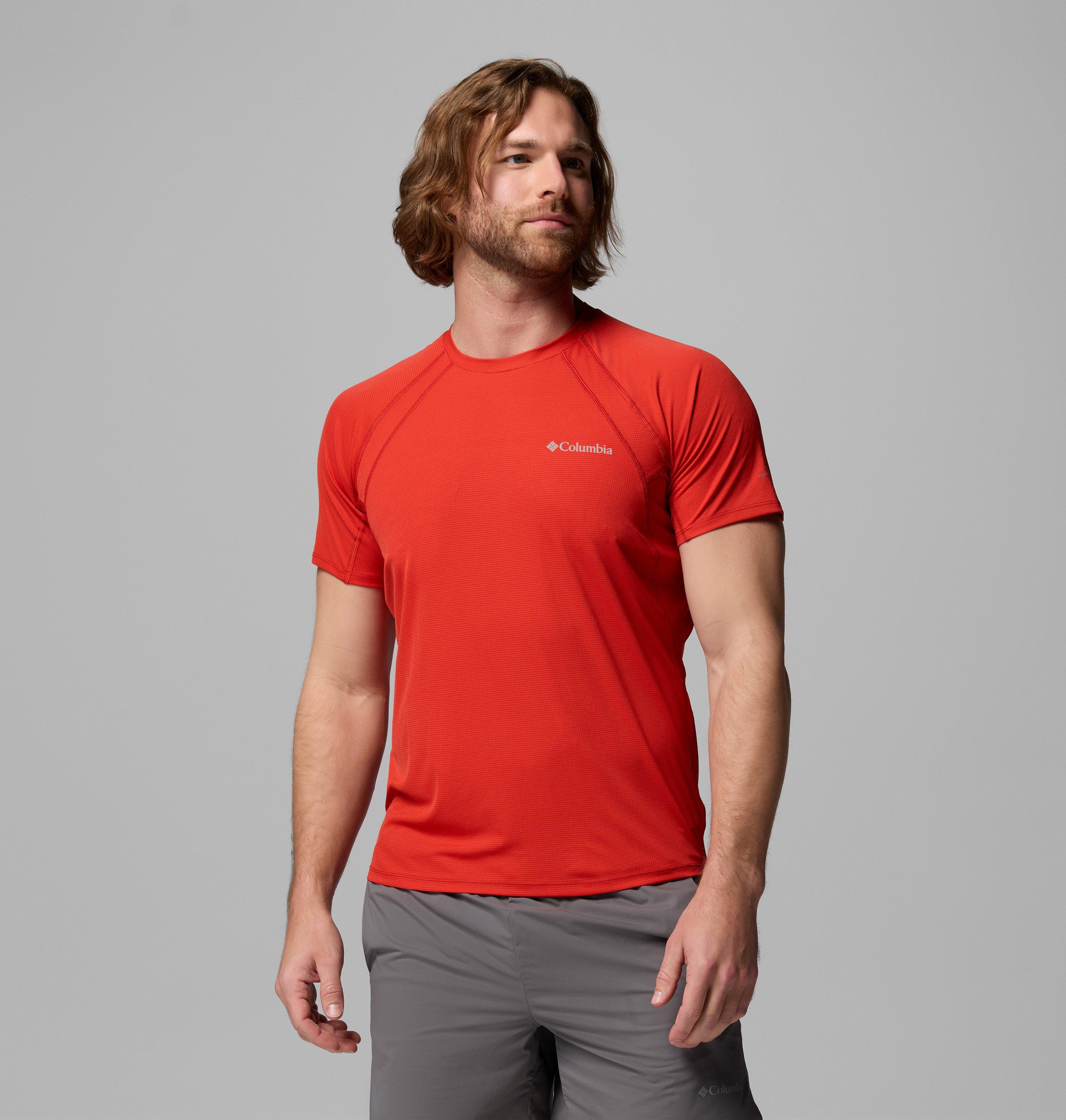 Columbia Sportswear Men's Orange Columbia - Stealth Spring™ Technical T-Shirt - Super Sonic Xxl
