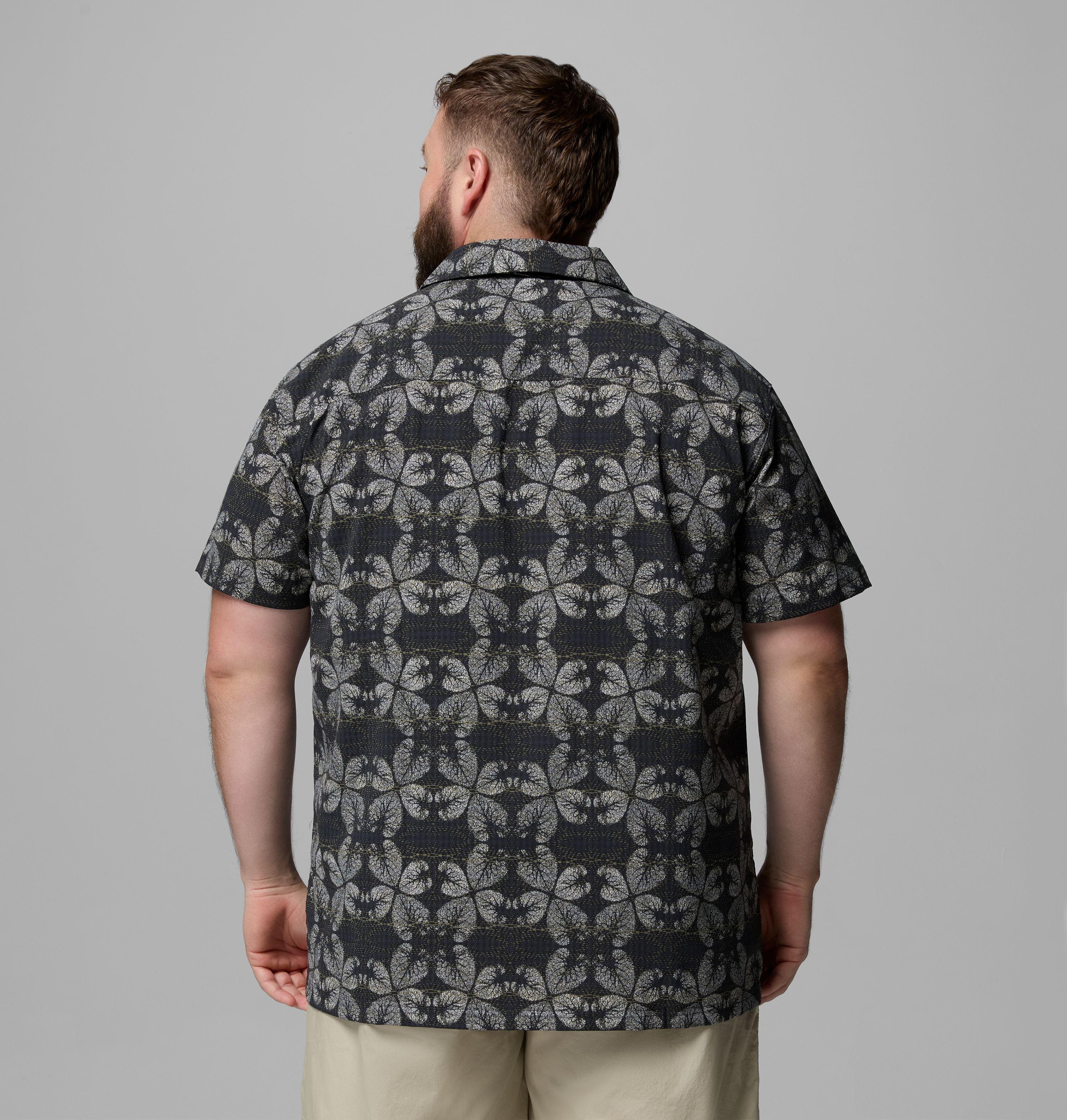 Men's Utilizer Print Camp Shirt - Big | 011 | 3X 3