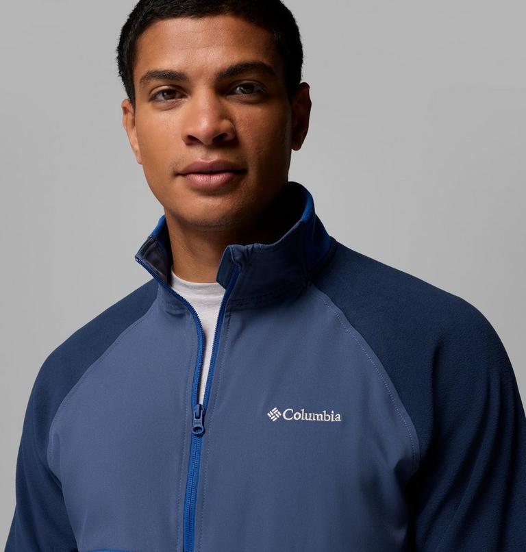 Men's Vital Valley Lightweight Fleece, Color: Mountain Blue, Collegiate Navy, Dark Mou, image 6