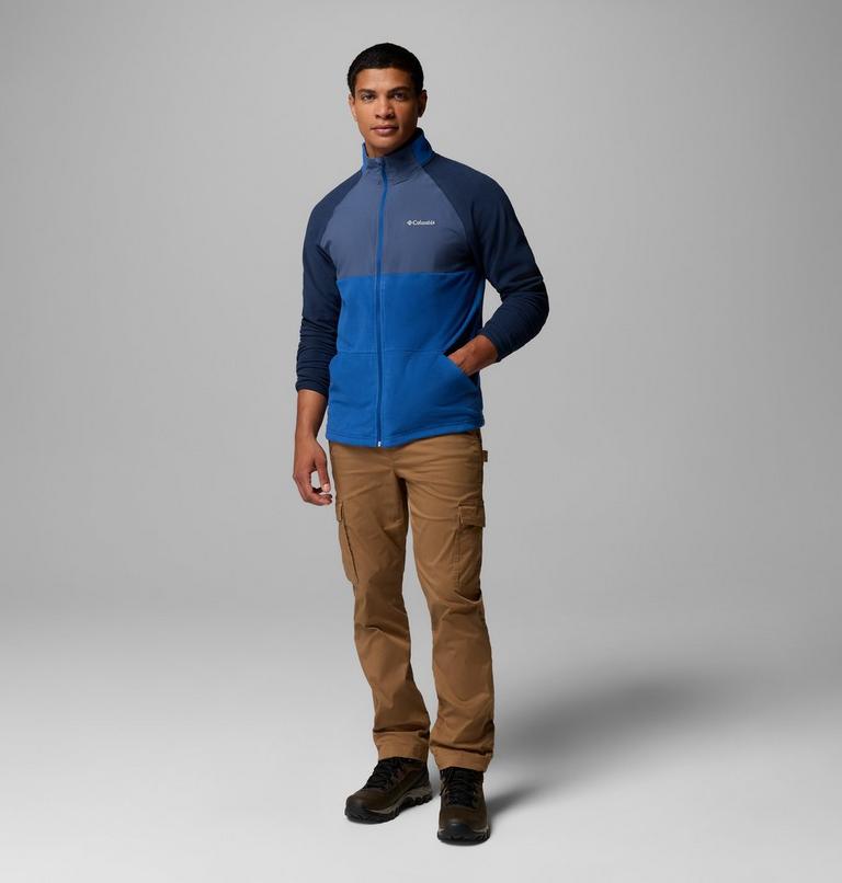 Men's Vital Valley Lightweight Fleece, Color: Mountain Blue, Collegiate Navy, Dark Mou, image 3