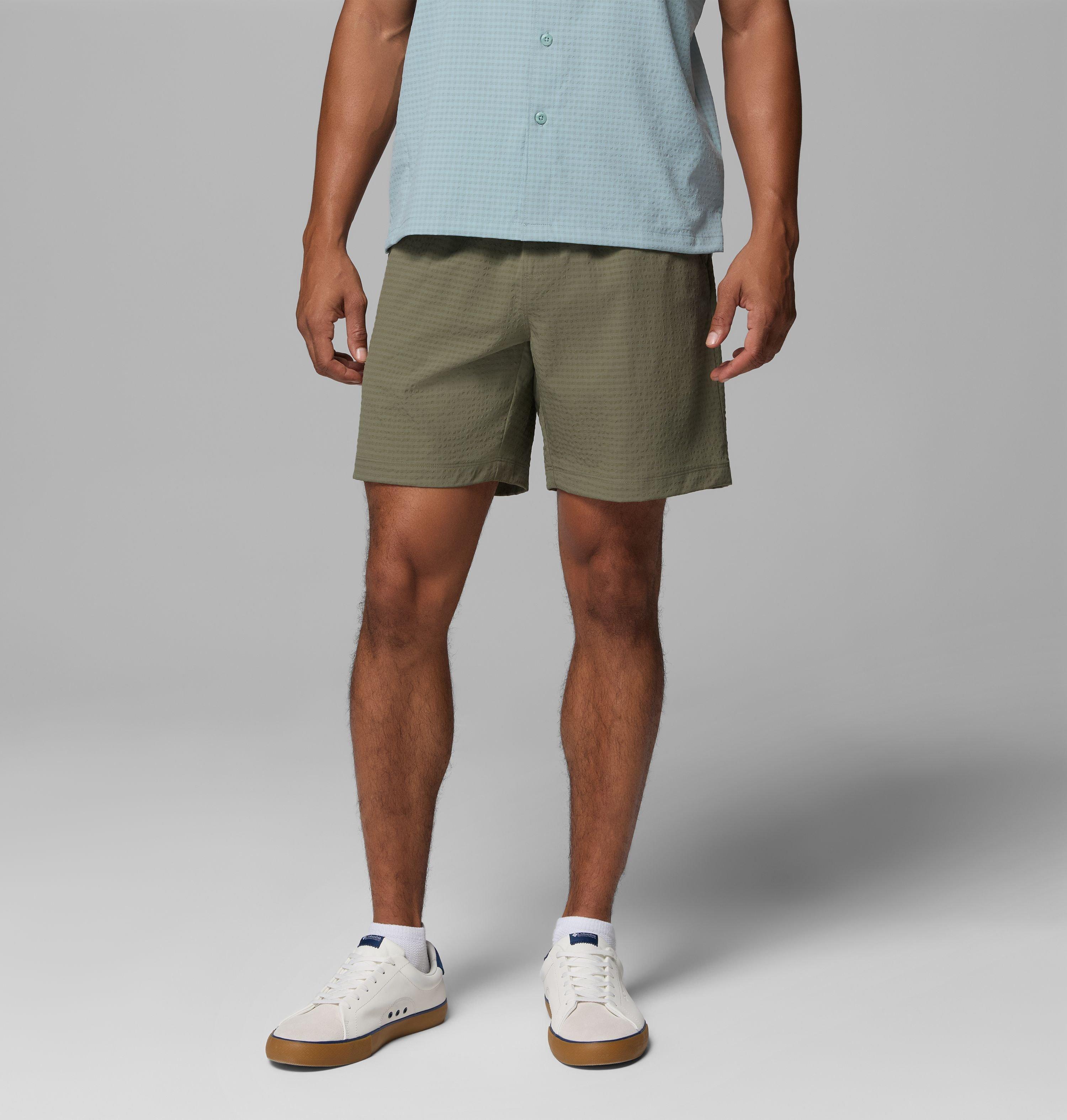 Columbia Sportswear Men's Green Columbia - Utilizer™ Hiking Shorts - Stone Medium