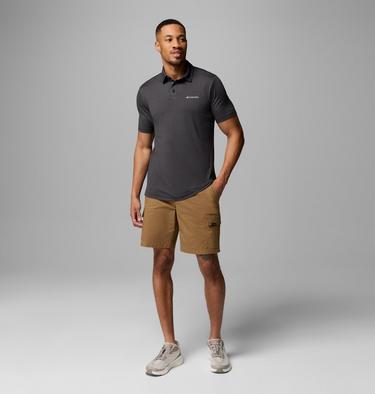 Men's Parsons Point Technical Polo, Color: Black Heather, Shark, image 2