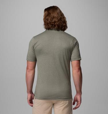 Men's Parsons Point Technical Polo, Color: Stone Green, Heather, image 3