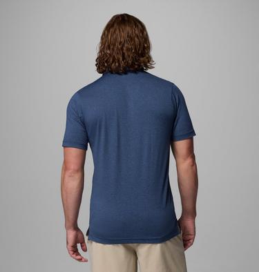 Men's Parsons Point Technical Polo, Color: Collegiate Navy, Heather, Mntn Blue, image 3