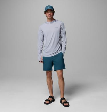 Hoodie Technique L&eacute;ger Zero Rules Homme, Color: Columbia Grey, image 14