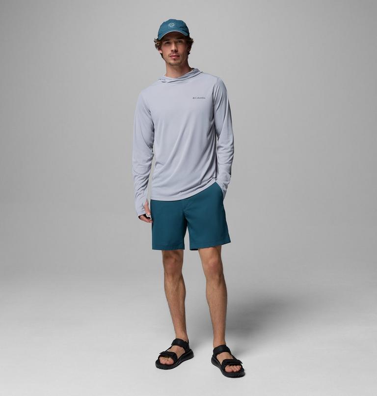 Hoodie Technique L&eacute;ger Zero Rules Homme, Color: Columbia Grey, image 2