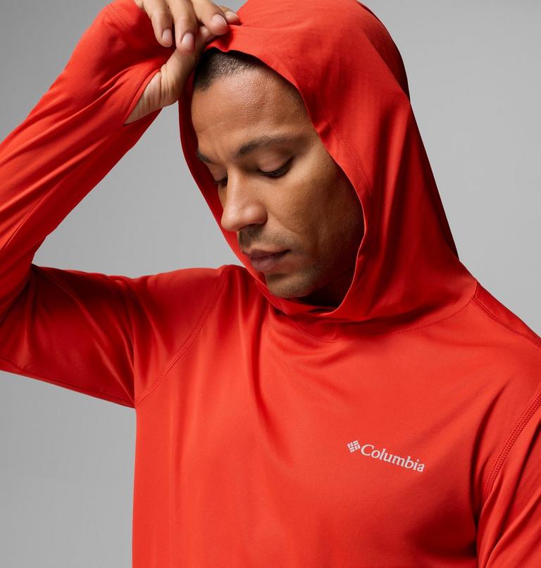 Men's Zero Rules Light Technical Hoodie, Color: Super Sonic, image 4