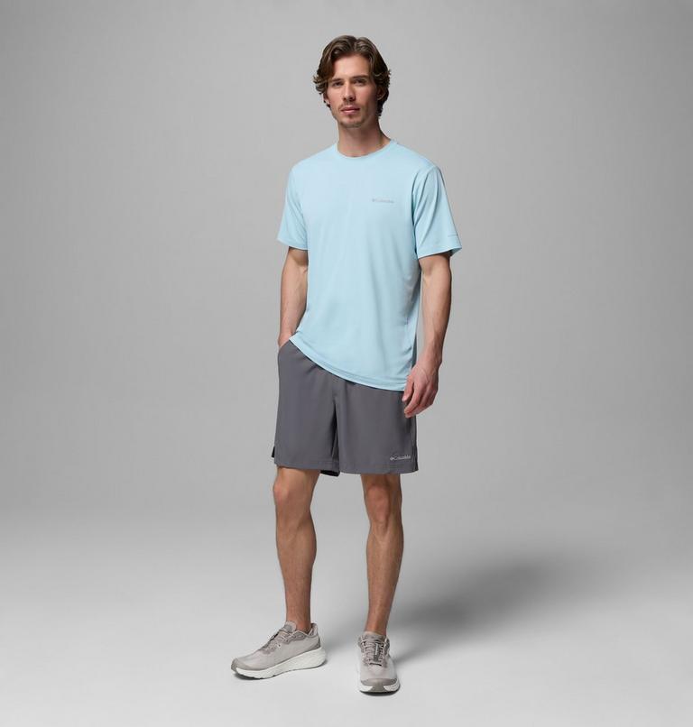 Men's Vital Valley Hiking Shorts, Color: City Grey, Black, image 2