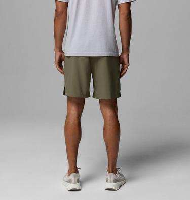 Men's Vital Valley Hiking Shorts, Color: Stone Green, Greenscape, image 15