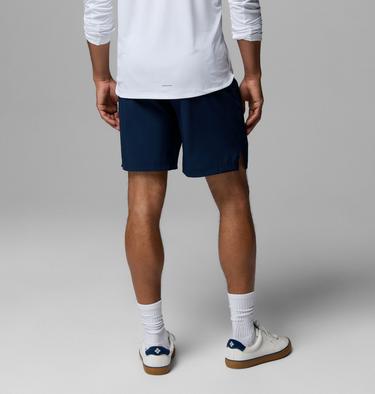 Men's Vital Valley Hiking Shorts, Color: Collegiate Navy, Mountain Blue, image 19