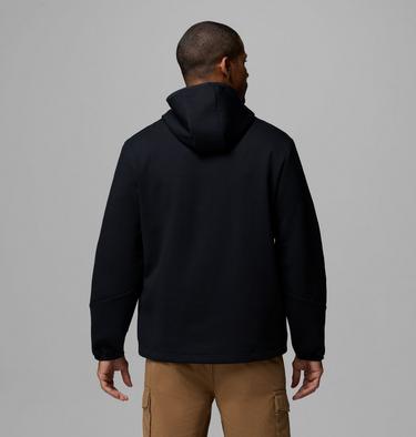 Sudadera con capucha con cremallera de arriba abajo Columbia Tech de punto Spacer para hombre, Color: Black, Black, image 11