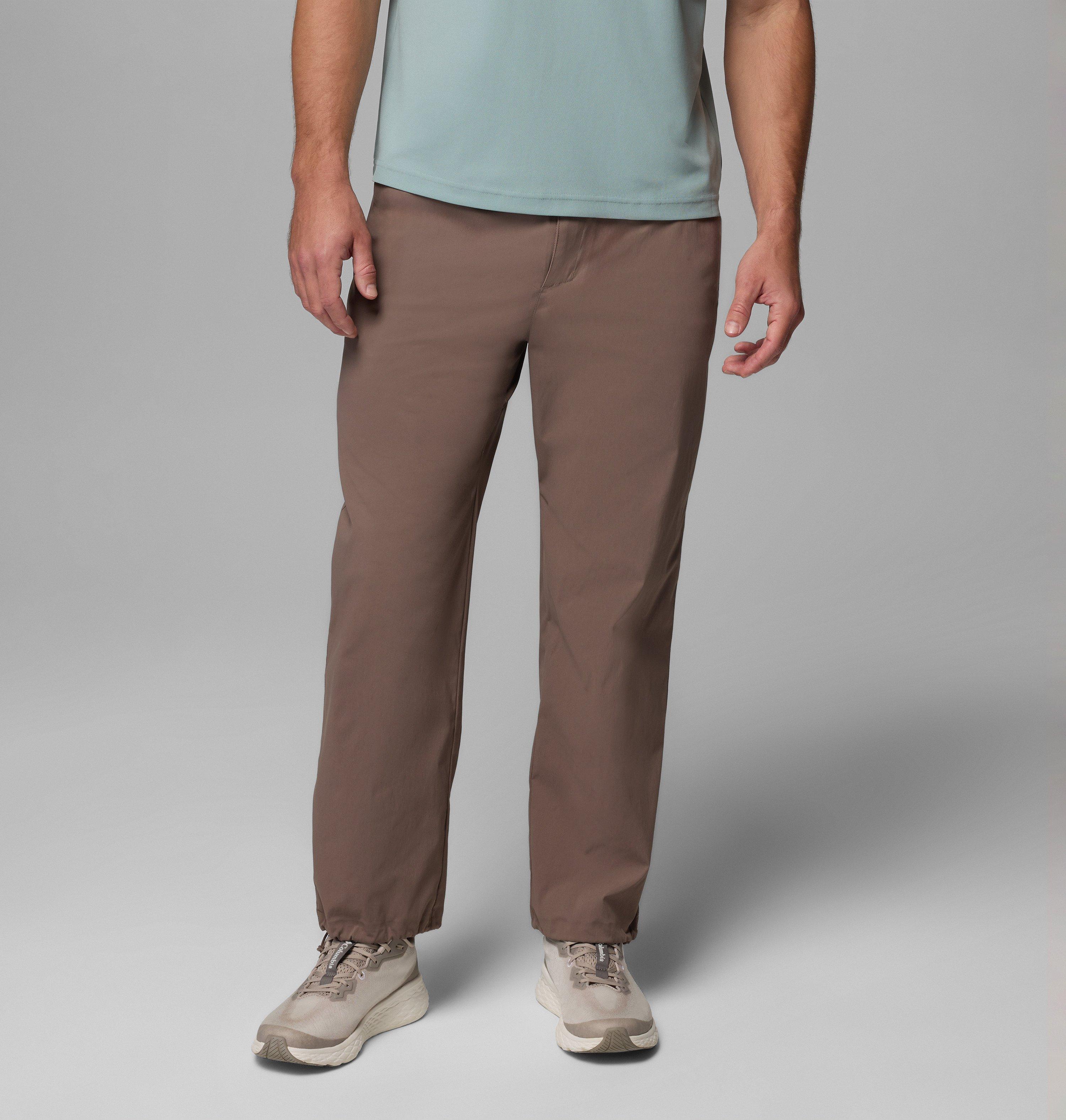 Columbia Sportswear Men's Brown Columbia - Chill Creek™ Lightweight Trousers - Iron Small