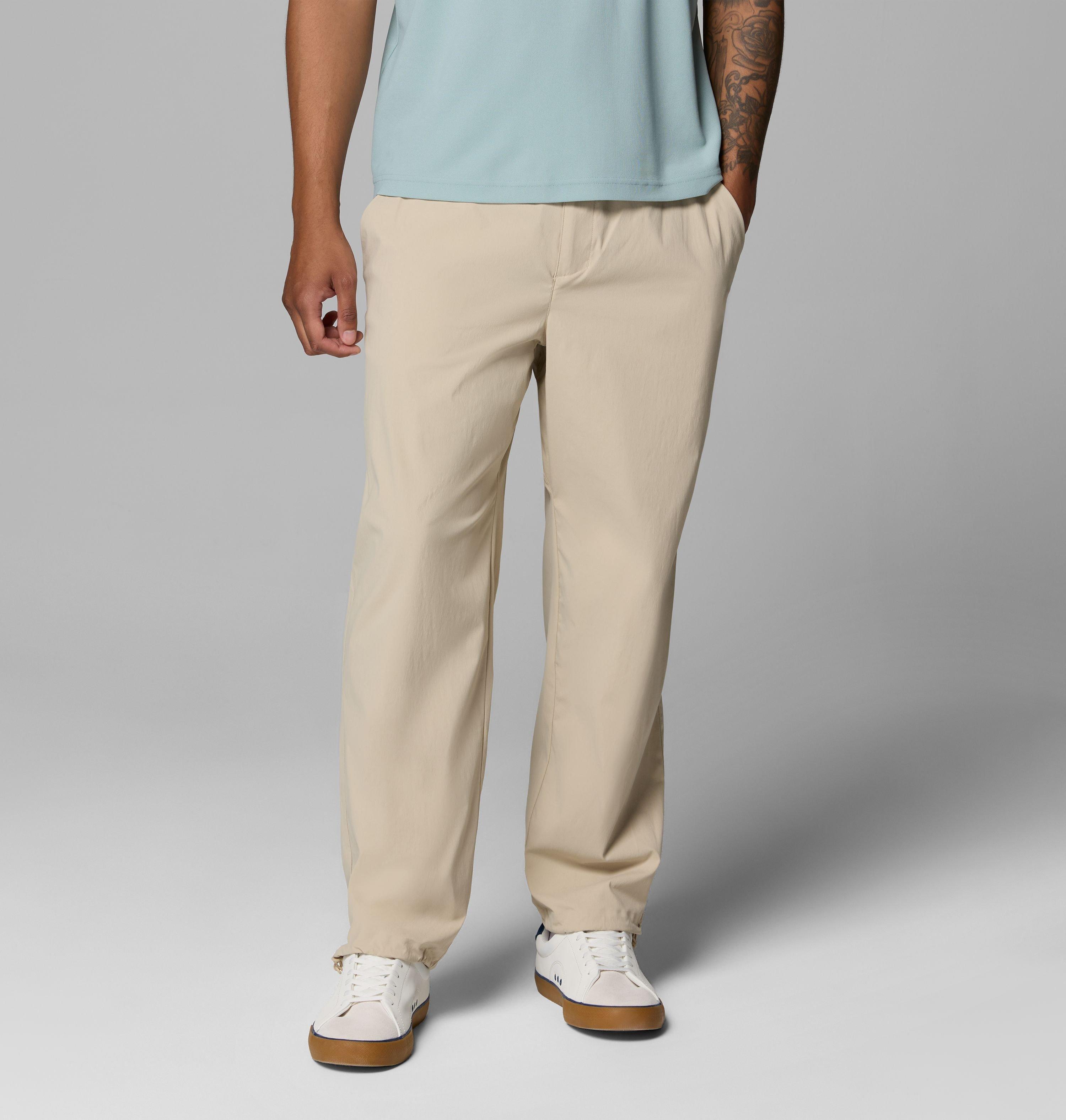 Columbia Sportswear Men's Brown Columbia - Chill Creek™ Lightweight Trousers - Ancient Fossil Large