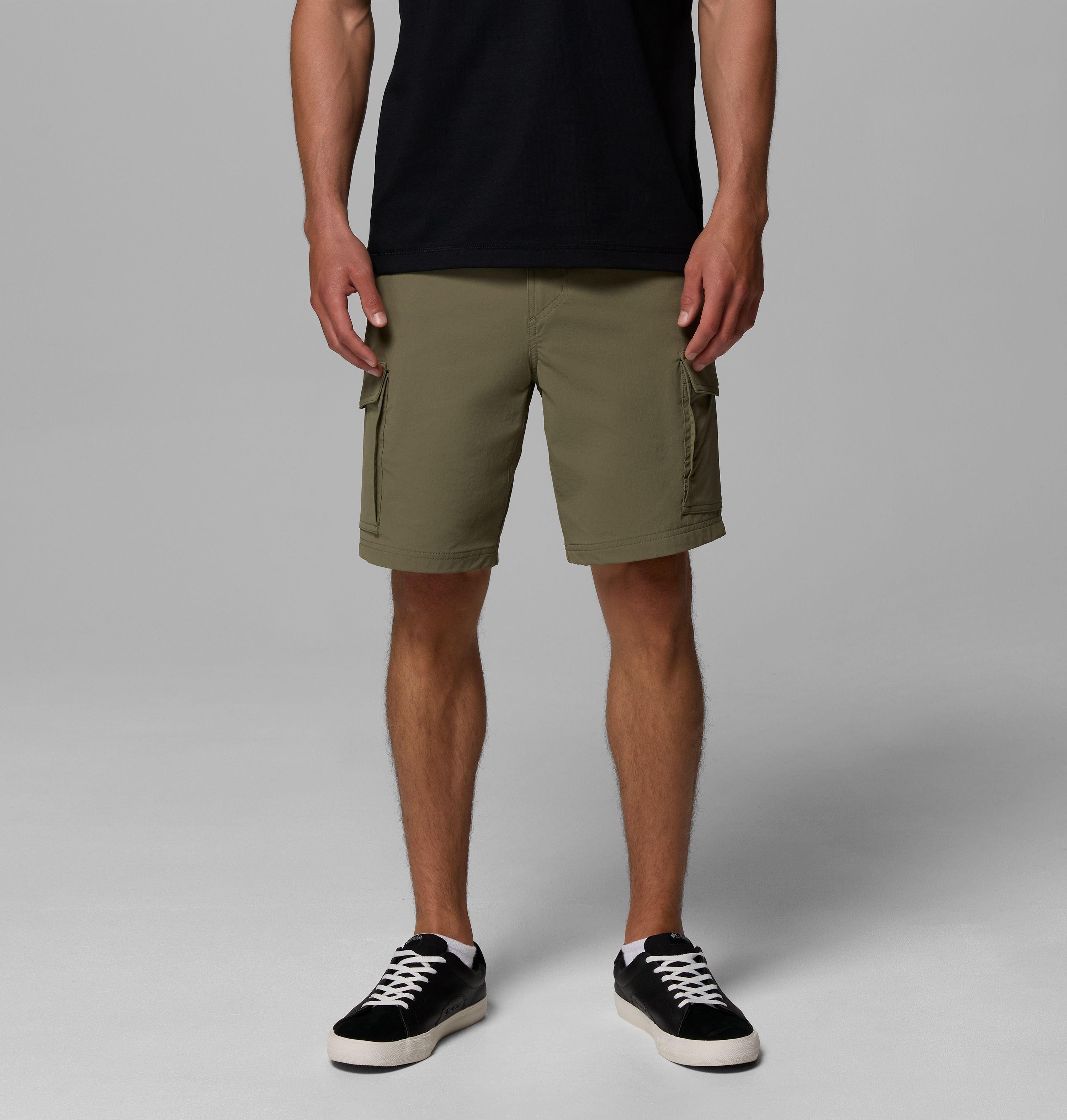 Columbia Sportswear Men's Green Columbia - Roc™ Tech Cargo Shorts - Stone Size 28