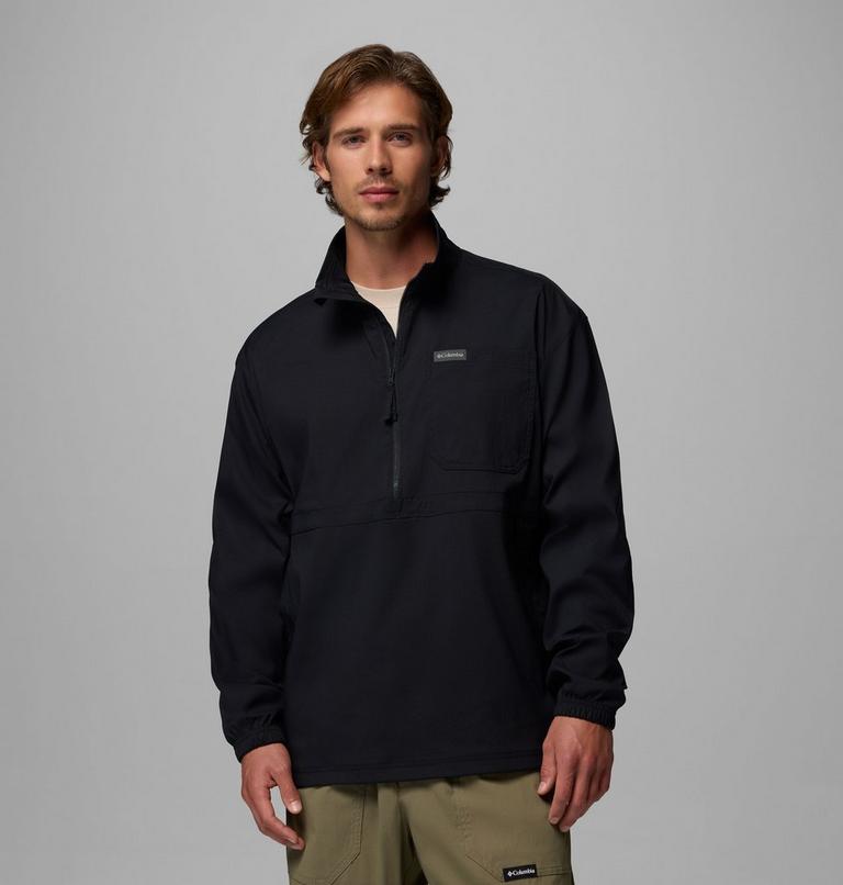 Men's Landroamer Half Zip Overshirt, Color: Black, image 1