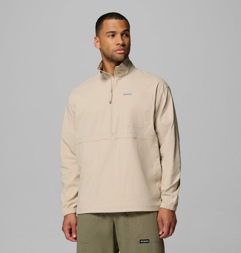 Men's Landroamer Half Zip Overshirt, Color: Ancient Fossil, image 1