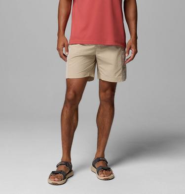 Men's Sequoia Grove Woven Walking Shorts, Color: Ancient Fossil, Dark Stone, image 1