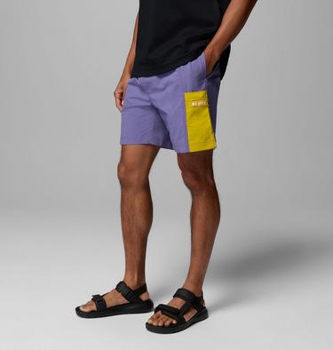 Men's Sequoia Grove Woven Walking Shorts, Color: Stormwatch, Antique Moss, image 12