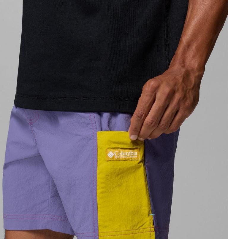 Men's Sequoia Grove Woven Walking Shorts, Color: Stormwatch, Antique Moss, image 6