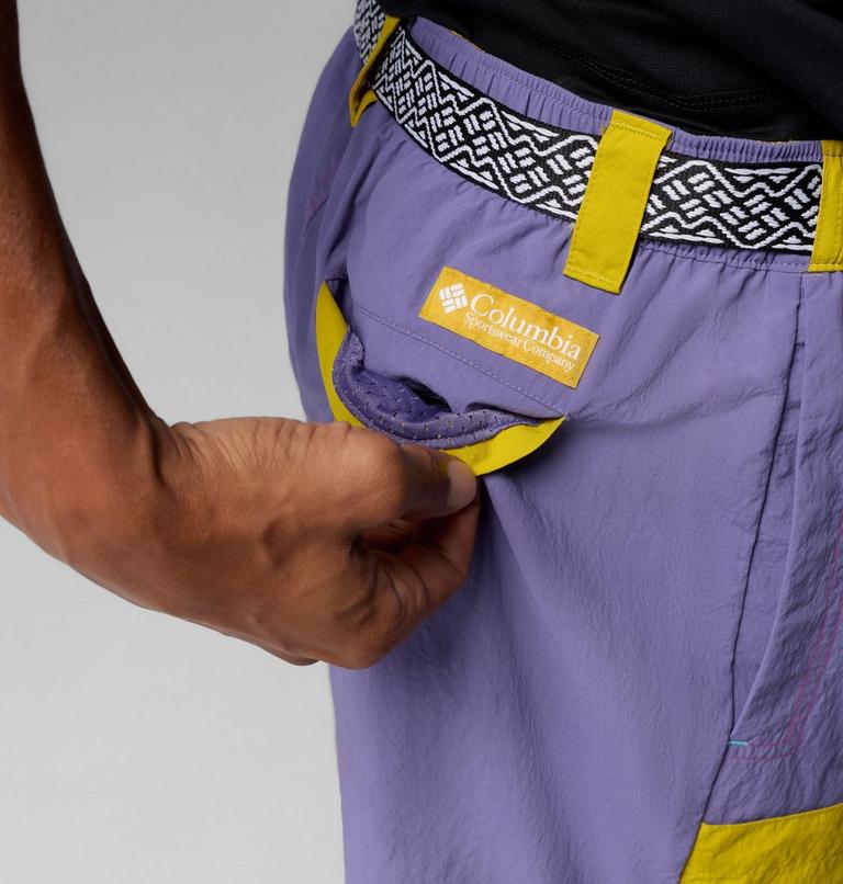 Men's Sequoia Grove Woven Walking Shorts, Color: Stormwatch, Antique Moss, image 8
