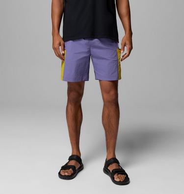 Men's Sequoia Grove Woven Walking Shorts, Color: Stormwatch, Antique Moss, image 5