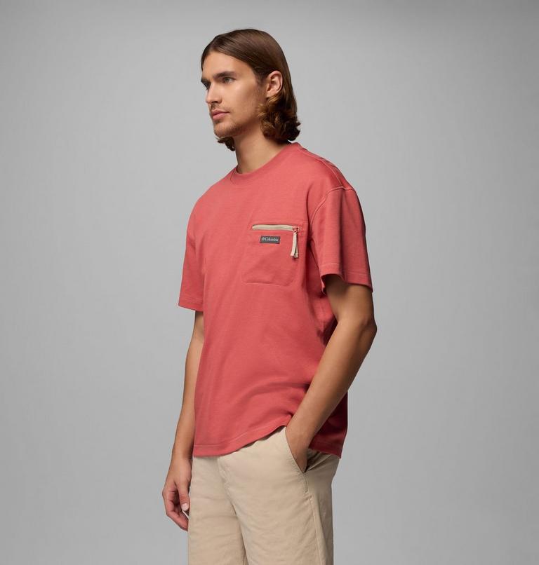 Men's Echo Passage Crew T-Shirt, Color: Washed Red, image 4
