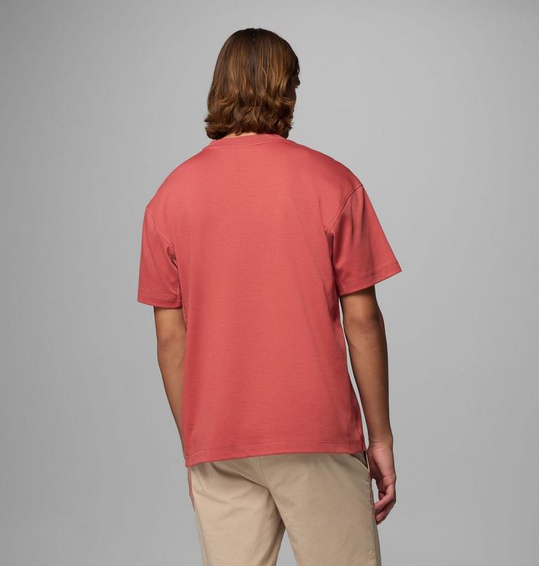 Men's Echo Passage Crew T-Shirt, Color: Washed Red, image 3