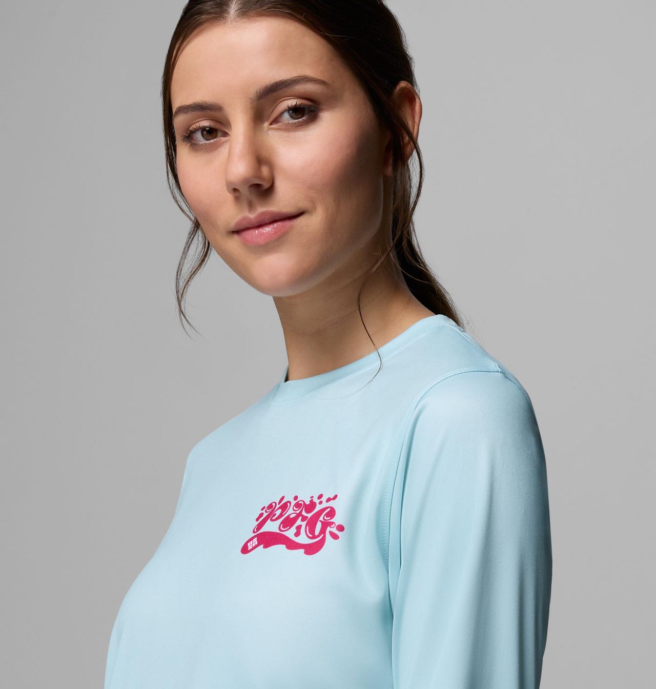 Women's PFG Tidal Tee™ Palm Waves Long Sleeve Shirt 5