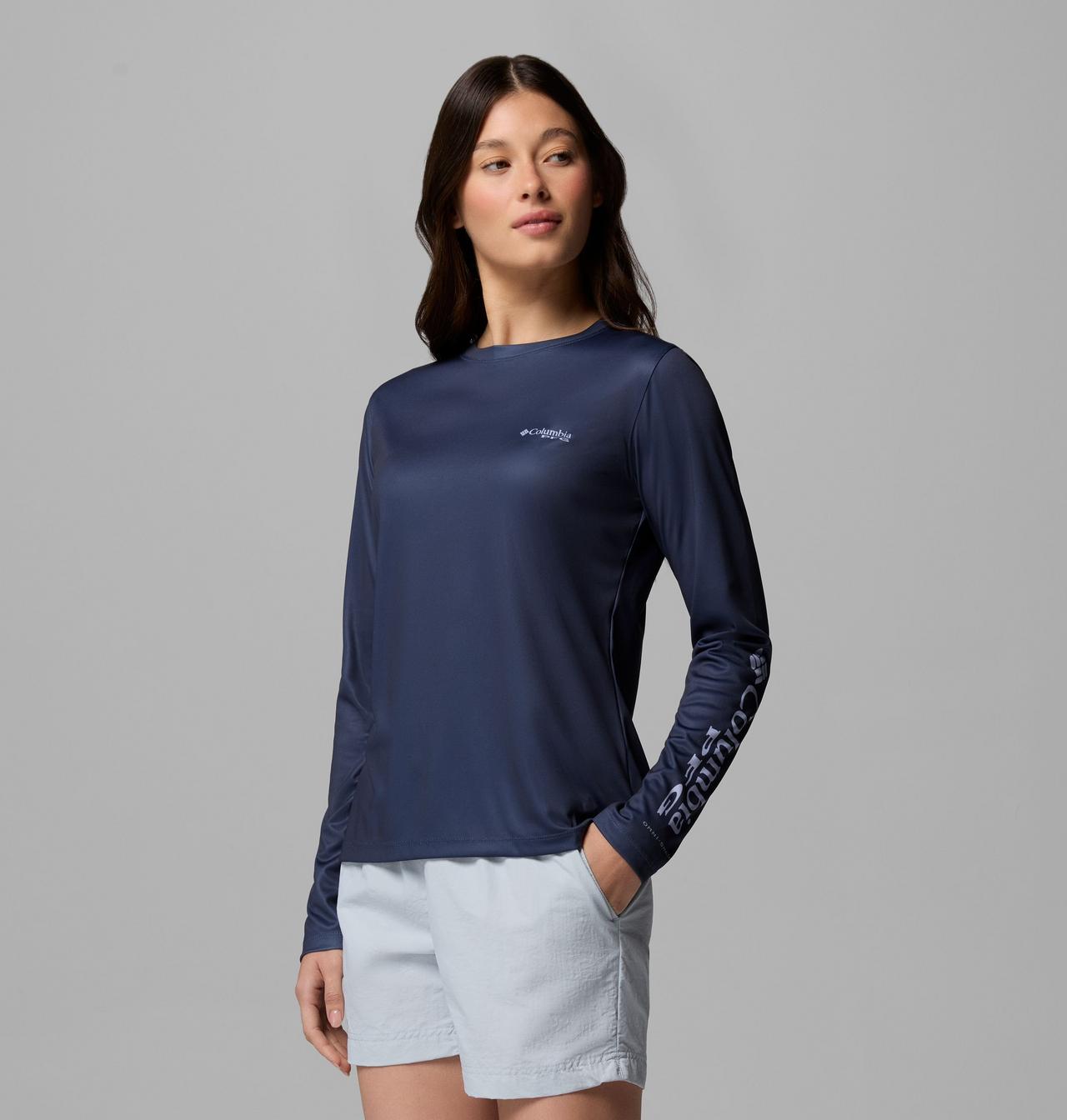 Women's PFG Tidal Tee Original Chill Long Sleeve Shirt | 466 | XL 4