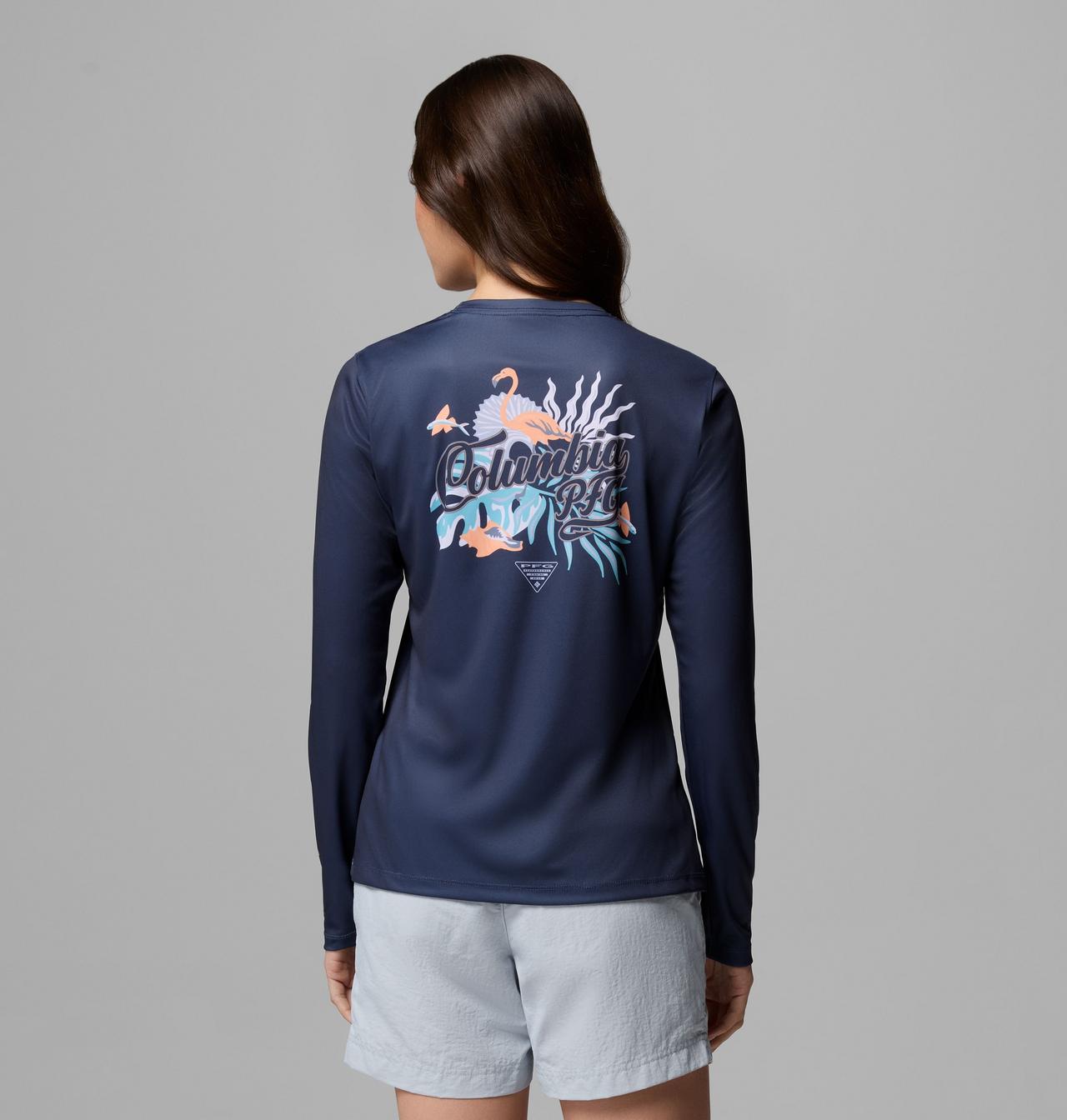 Women's PFG Tidal Tee Original Chill Long Sleeve Shirt | 466 | XL 3