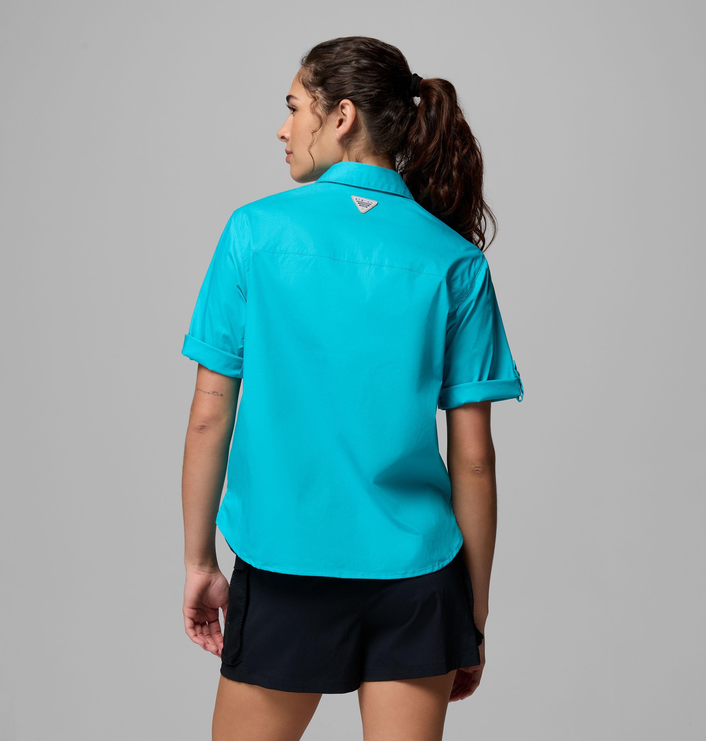 Women's PFG Bonefish Flats Short Sleeve Shirt 3