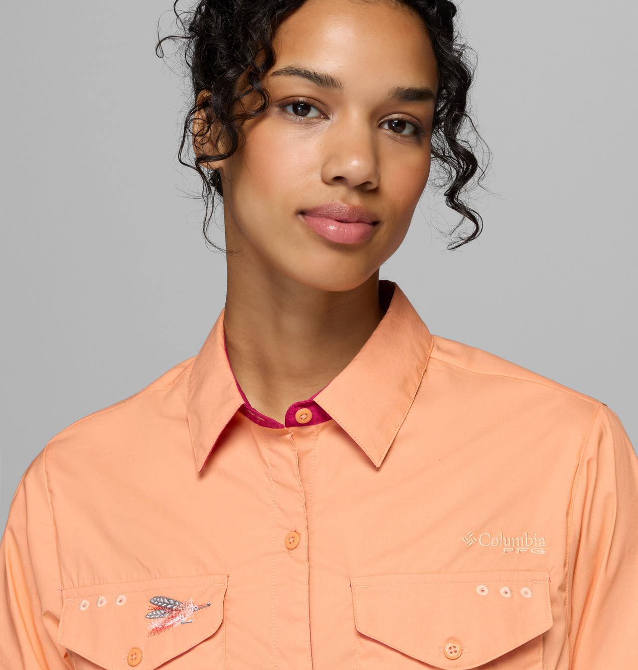Women's PFG Bonefish Flats Short Sleeve Shirt 5