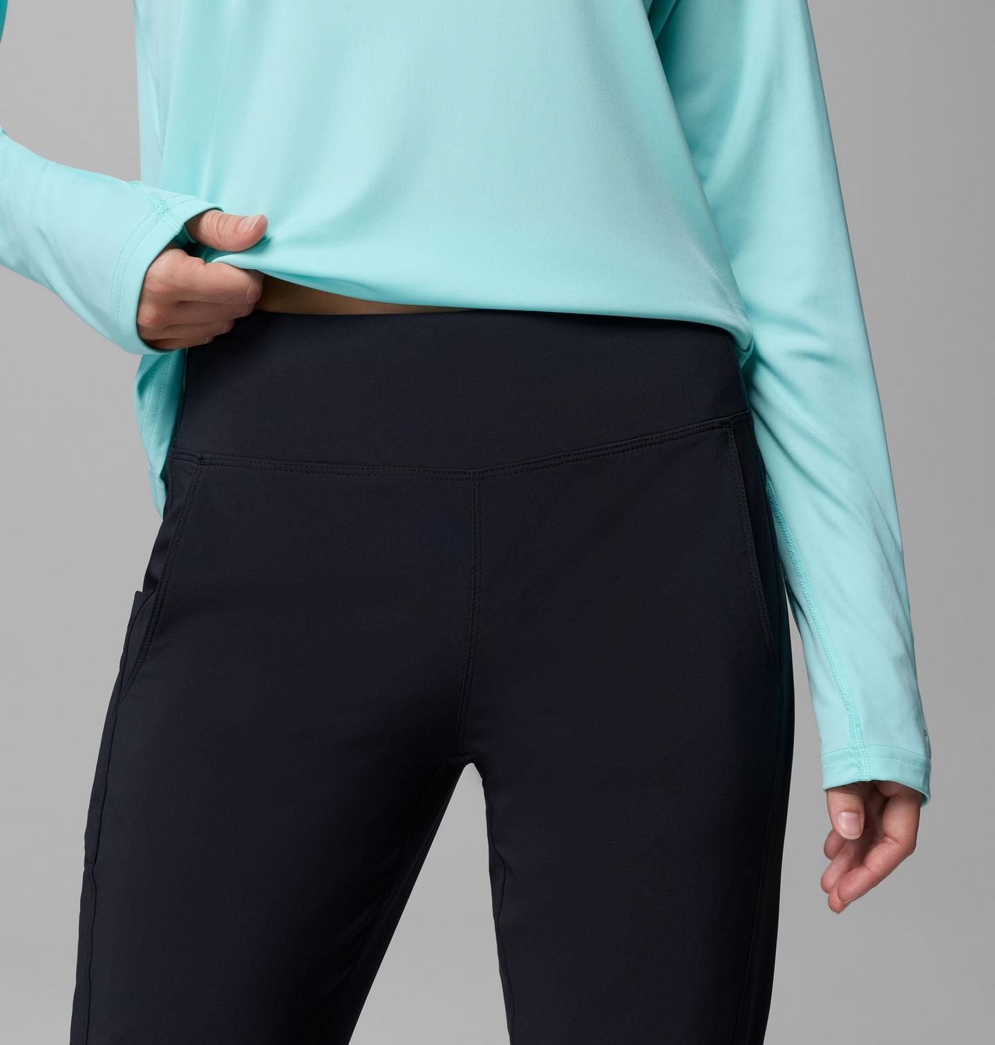 Женские брюки Columbia PFG Castback, цвет: Чёрный — фото 4