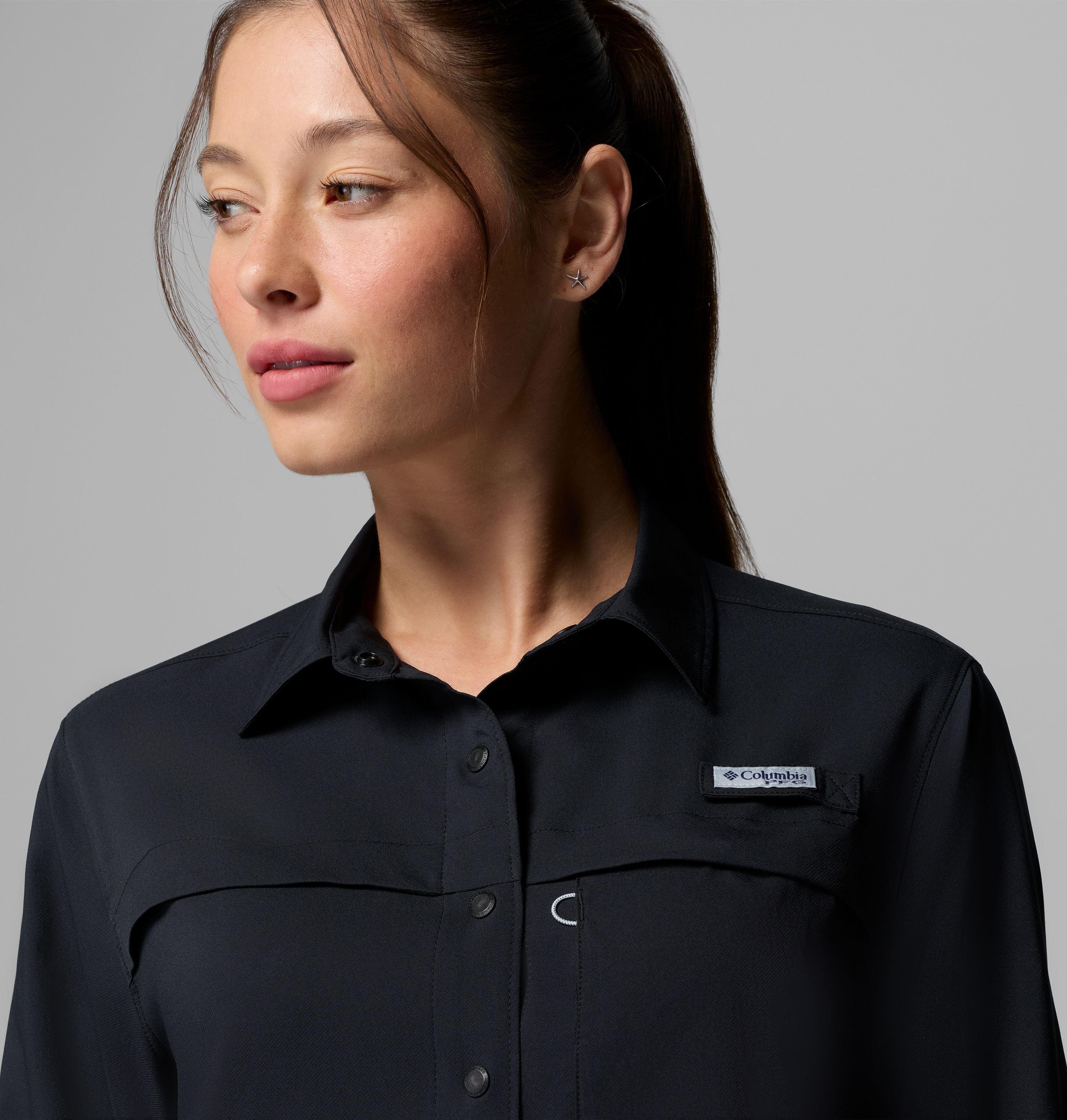 Women's PFG Castback Woven Long Sleeve Shirt | 010 | S 7