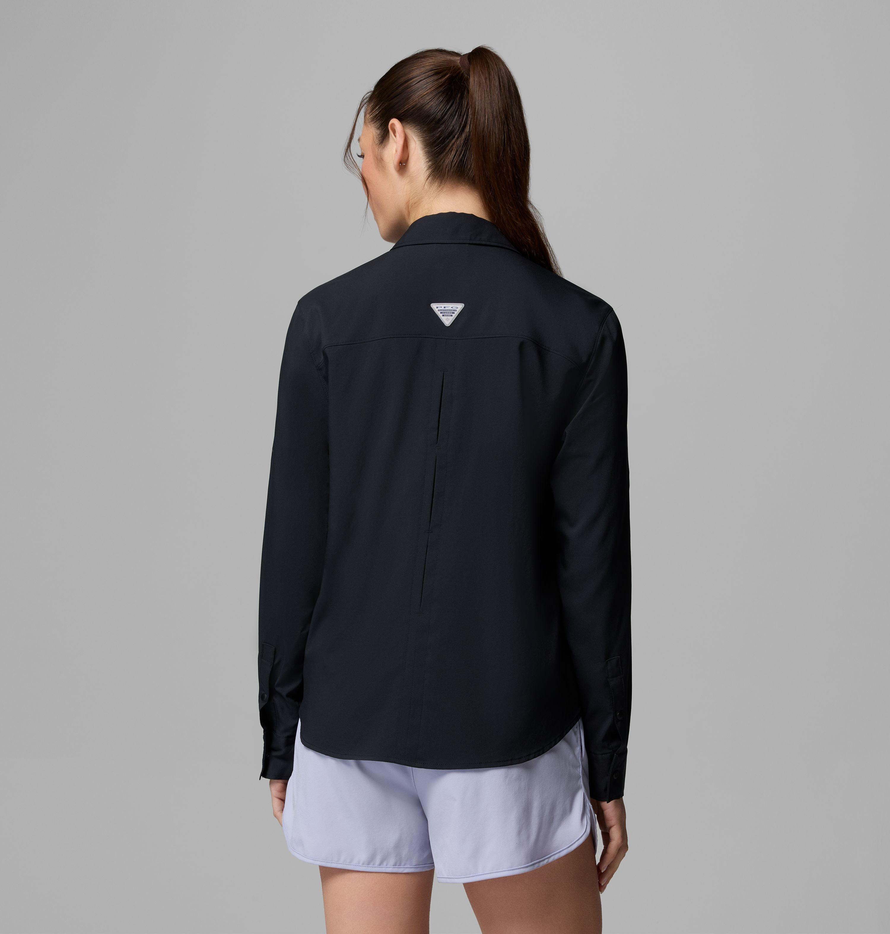 Women's PFG Castback Woven Long Sleeve Shirt | 010 | S 3