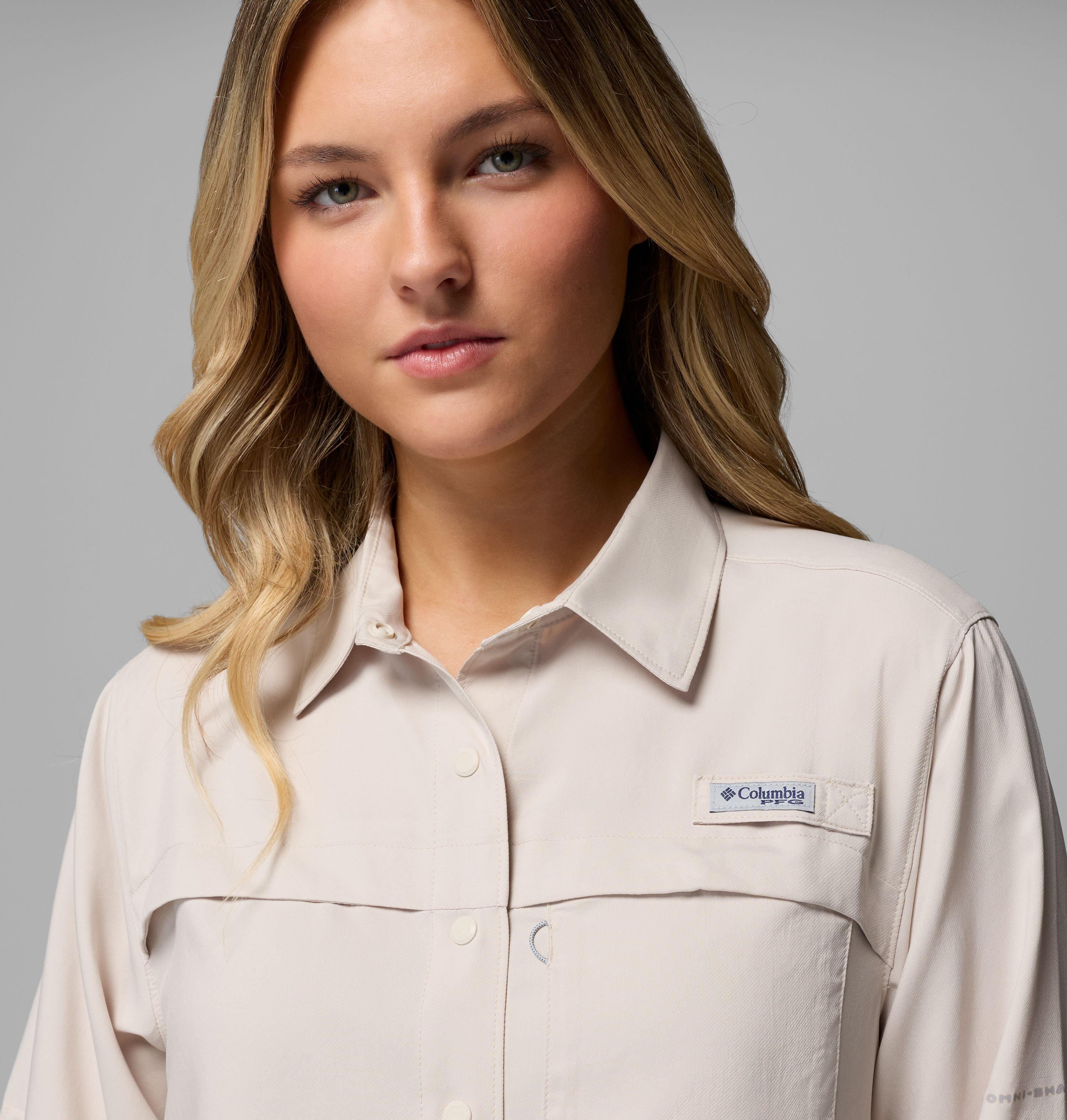 Women's PFG Castback Woven Long Sleeve Shirt 7