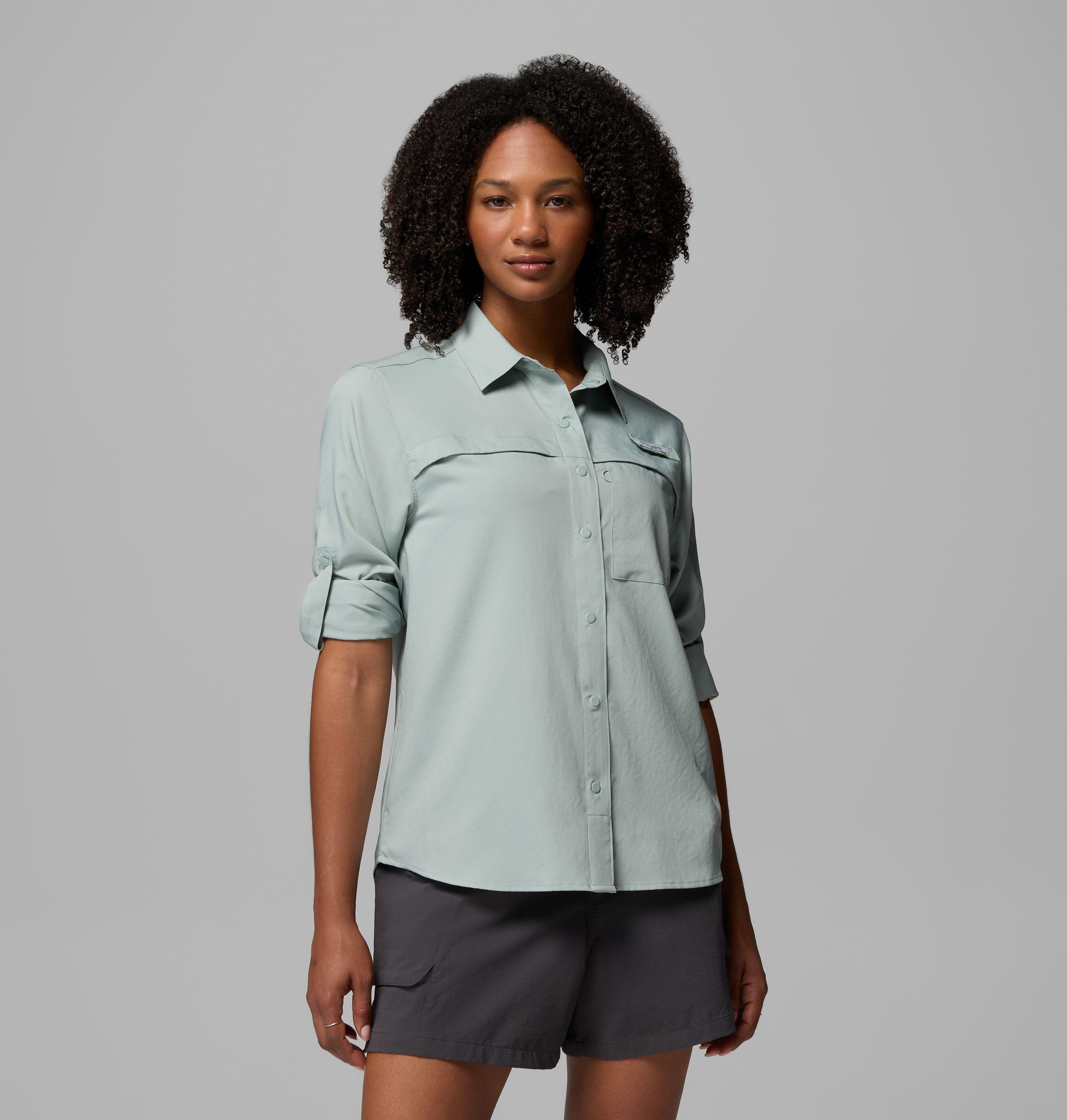 Women's PFG Castback Woven Long Sleeve Shirt | 350 | S 5