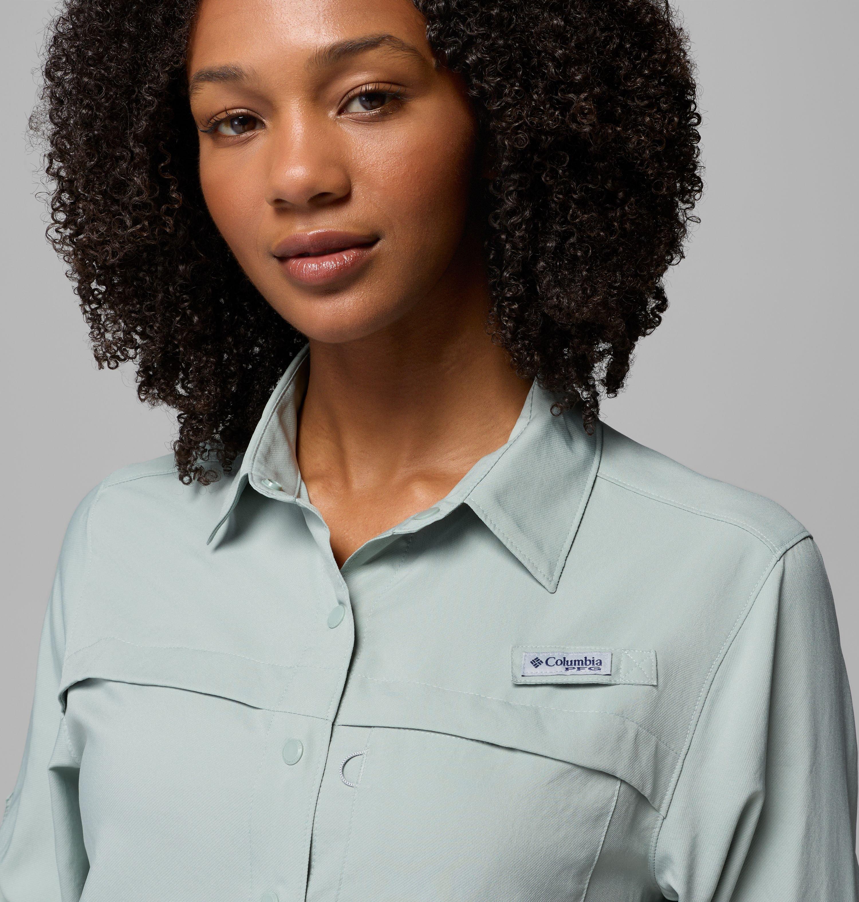 Women's PFG Castback Woven Long Sleeve Shirt | 350 | S 7