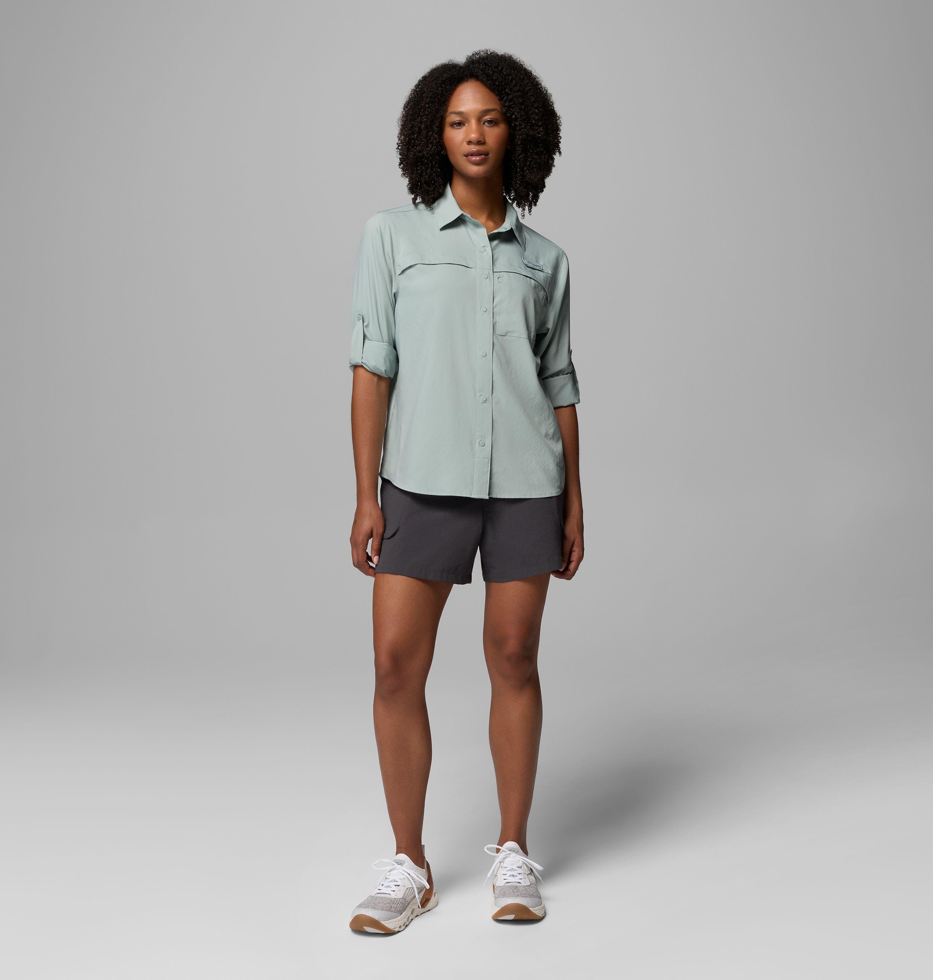 Women's PFG Castback Woven Long Sleeve Shirt | 350 | S 2