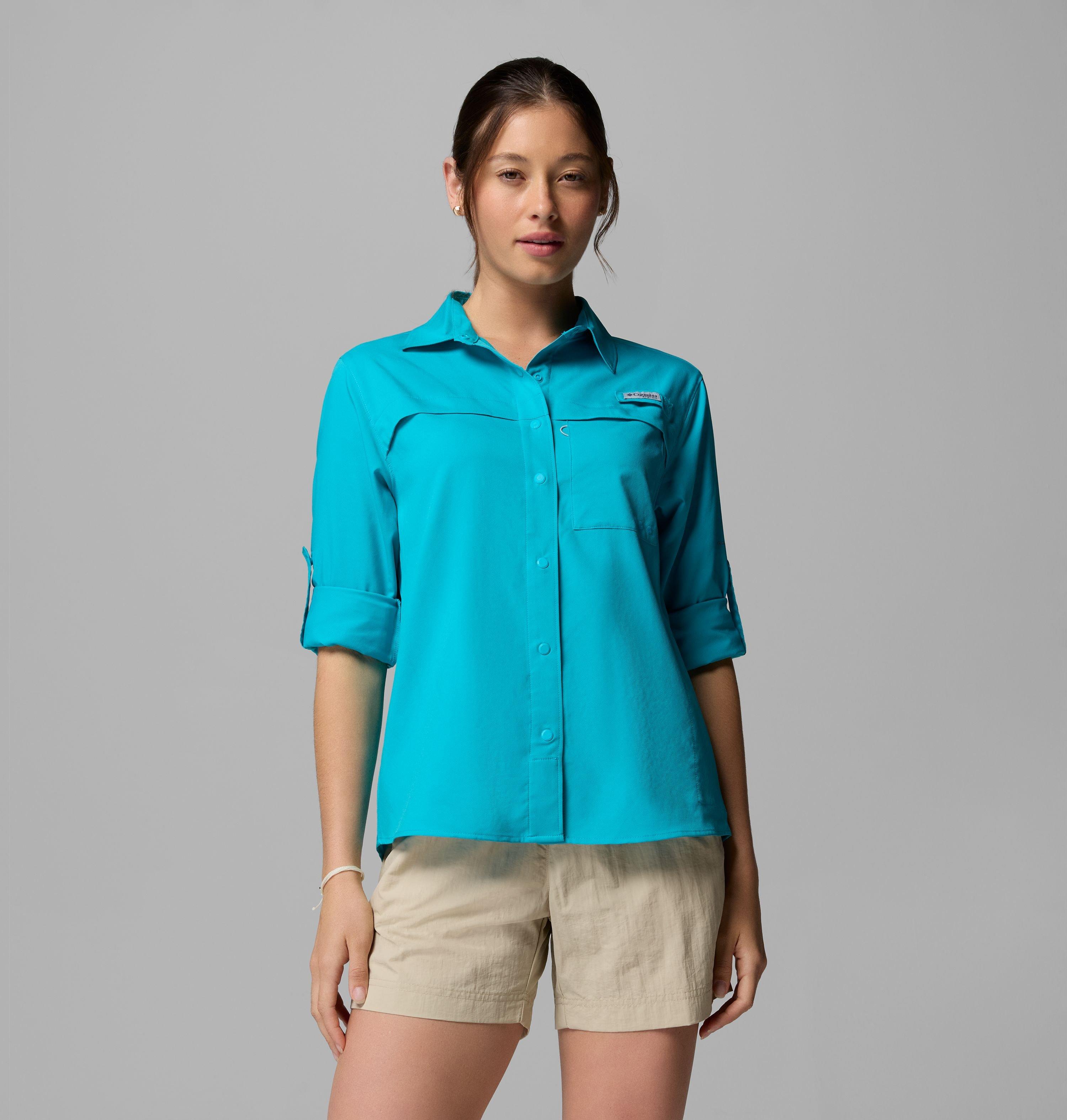 Chemise tissée à manches longues PFG Wild Cast pour femme | 443 | XS 5