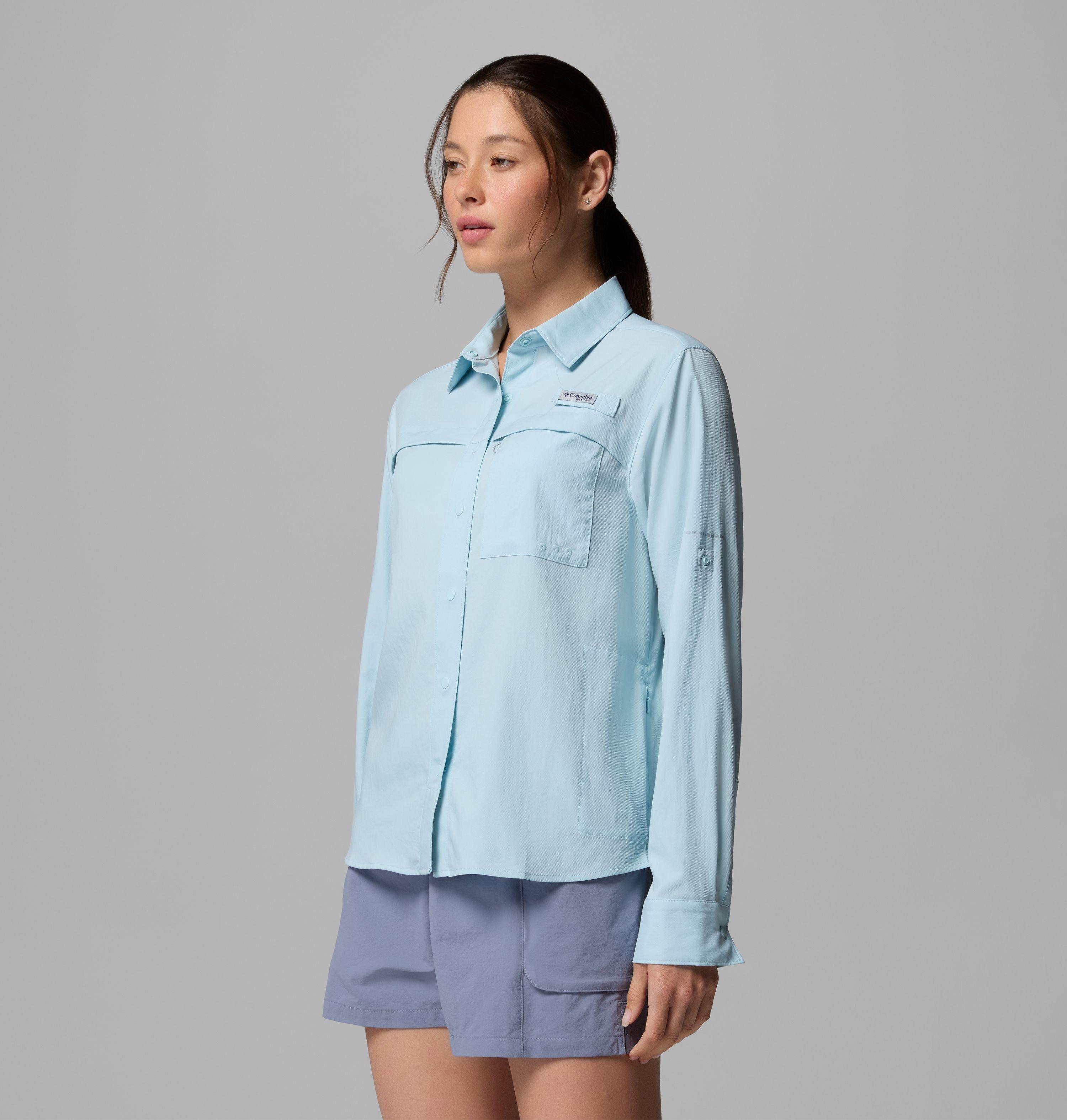 Women's PFG Castback Woven Long Sleeve Shirt 4
