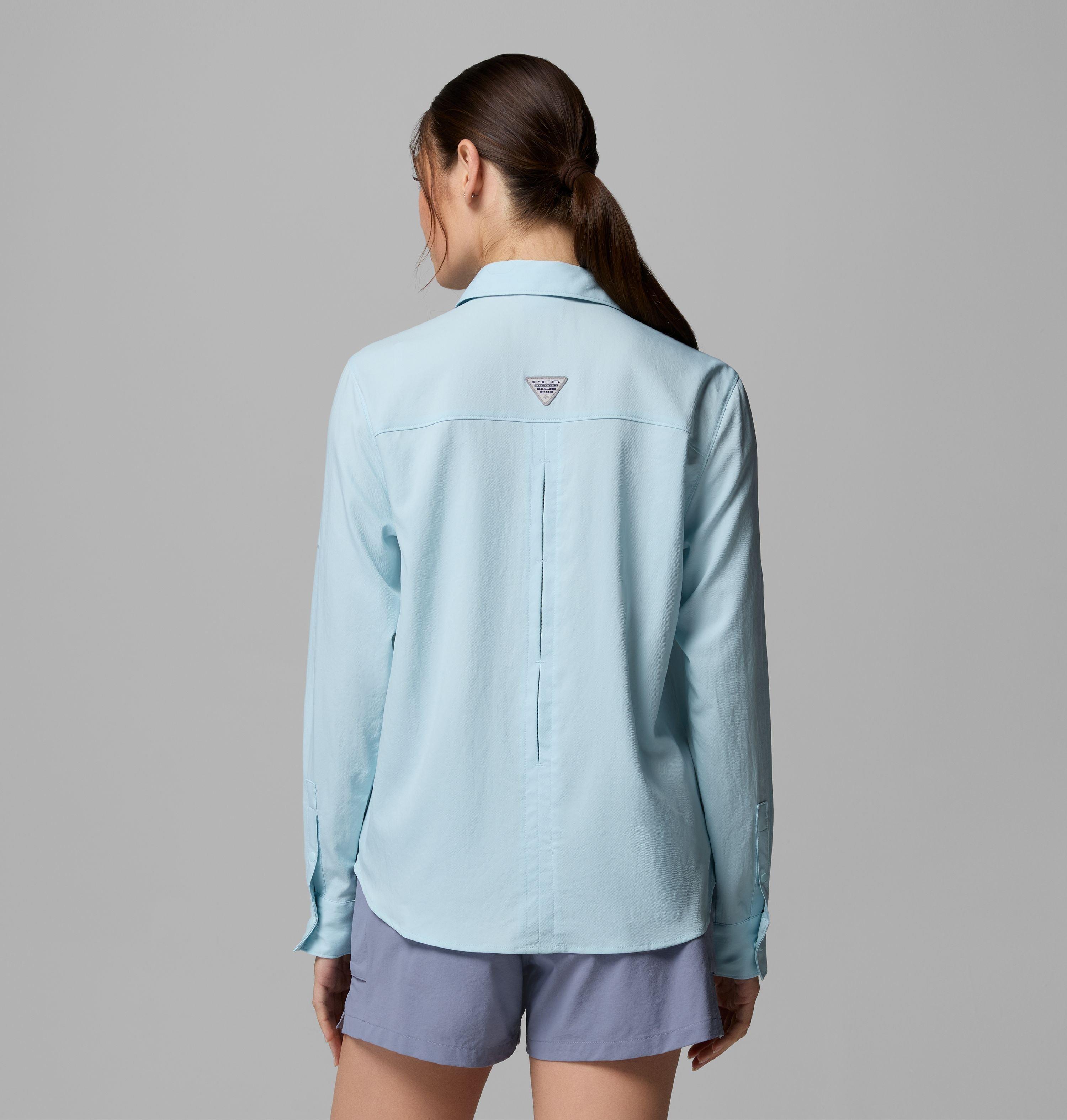 Women's PFG Castback Woven Long Sleeve Shirt 3