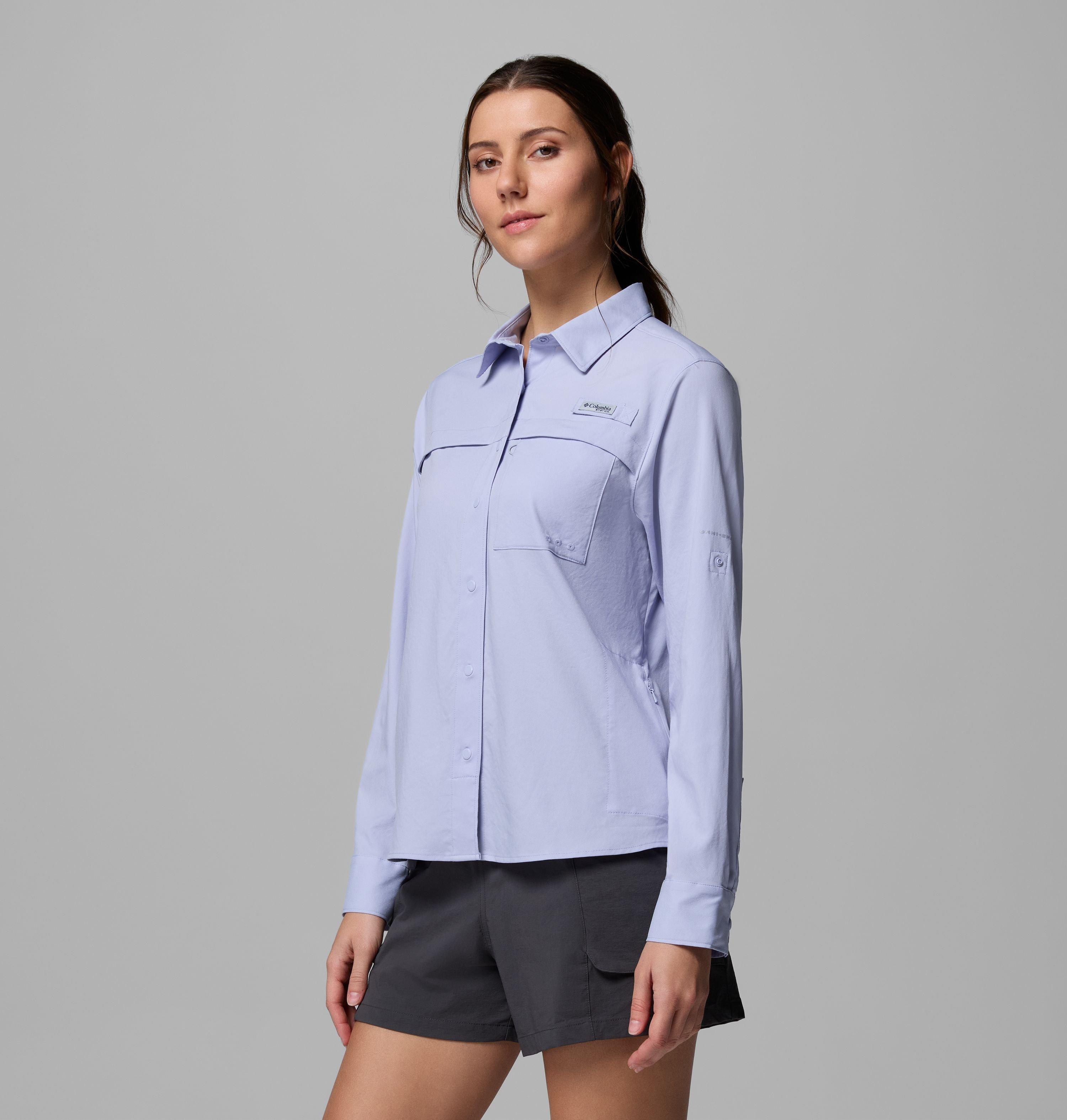 Women's PFG Castback Woven Long Sleeve Shirt 4